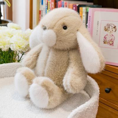 Cute Sagging Rabbit Doll Plush Toy Long Ears Rabbit Comforting Rag Doll Children's Doll Birthday Gift for Women
