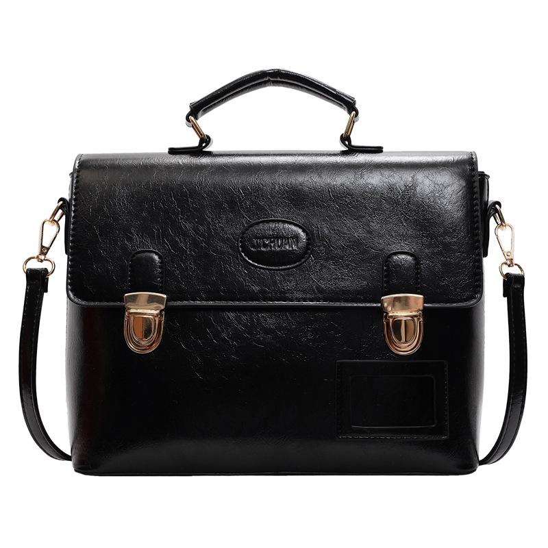 

Рюкзак в стиле ретро женский новый класс для поездок на работу портативная наплечная сумка рюкзак продвинутое чувство универсальный маленький школьный рюкзак чёрный