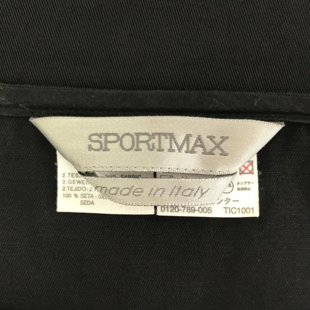 SPORTMAX made in Italy No sleeve one piece 40 black Women Used