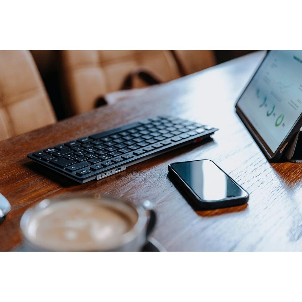 Keyboard Cherry KW 9200 MINI Black Spanish Qwerty QWERTY