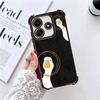 Funny Cartoon Goose Game Plating Phone Case For Xiaomi Redmi Note 14 15 Pro Plus 13 12 11 11S 11T 10 9S 9 5G Anti-Fall Airabag C