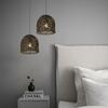 Paper Rope Lamp Shade – Handwoven Creative Pendant Light Fixture, Elegant Decor for Bedrooms, Homestays, Hotels & Restaurants