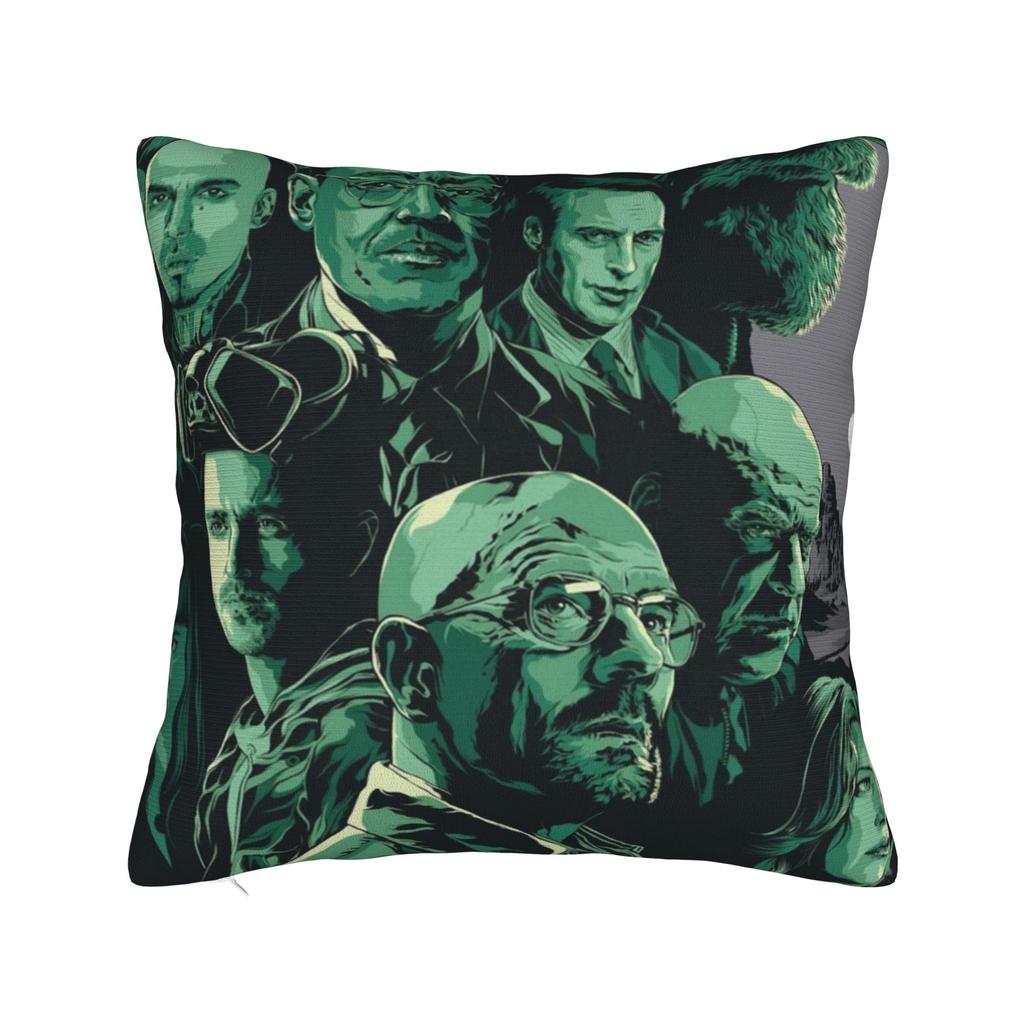 Breaking Bad Walter White Poster Square Pillowcases Polyester Seat Game Cushion Case Cool Decorative Throw Pillow Case 40*40