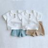 Soft Cotton Toddler Boy Clothes Casual Short Sleeve Tee + Shorts Kids Baby Clothes