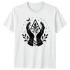Witchy Hands Plant Triangle Celestial Moon Magic TShirt