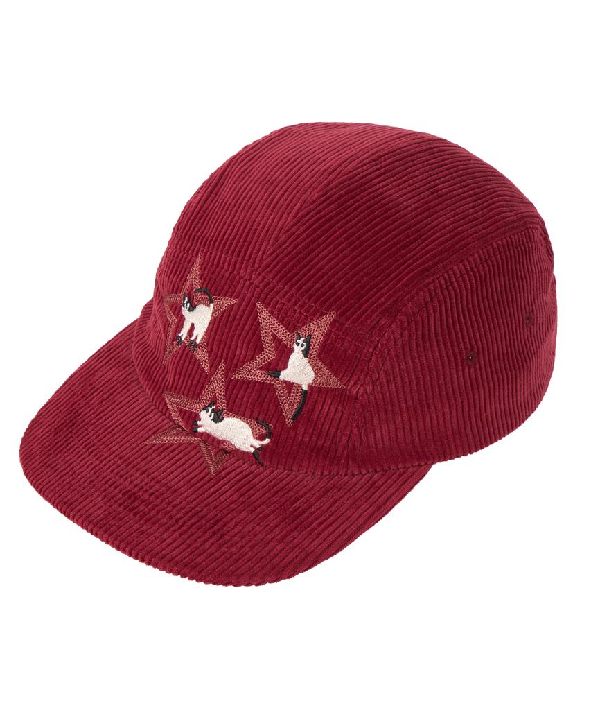 Yueolssesi Triple Meow Camp Cap (Red)