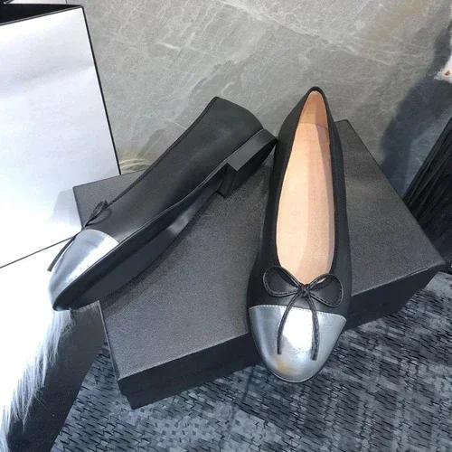 Mode Damen Schuhe 2025 Neue Damen Einzel Schuhe mit runder Spitze