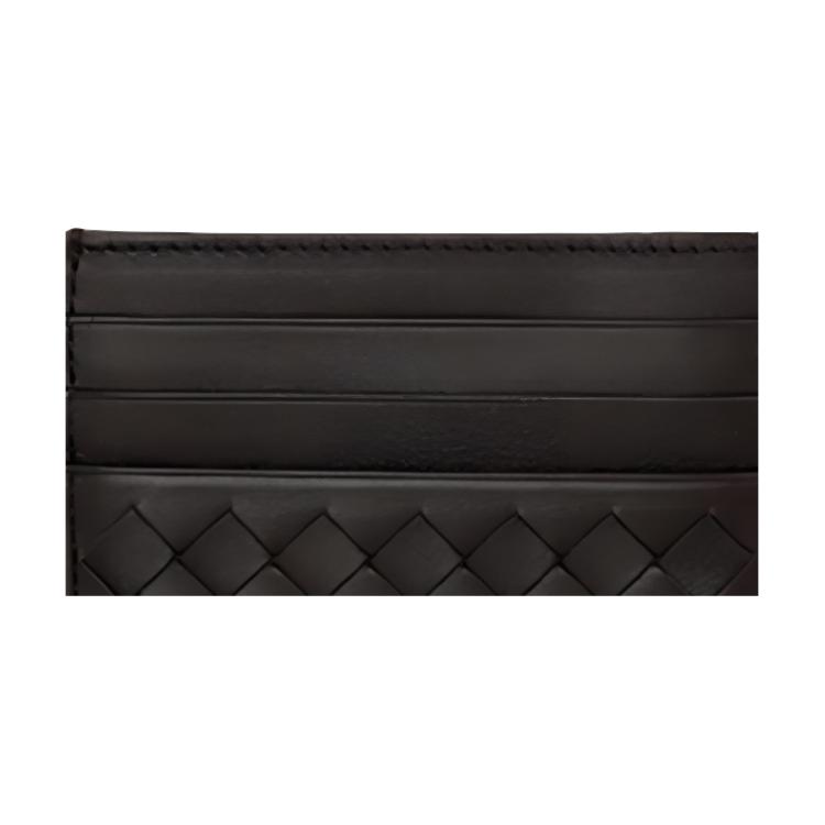 Bottega Veneta Intrecciato Classic Woven Design Leather Card Holder Men Accessories Brown 522326V47W12006