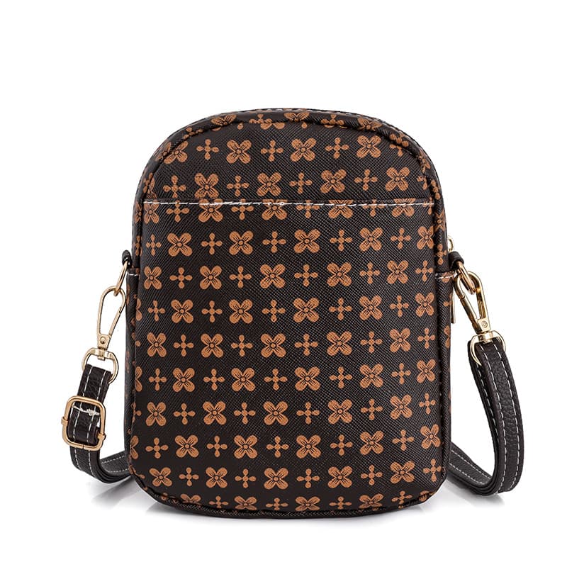 Crossbody bag Mobile phone bag Mini women's printed shoulder bag