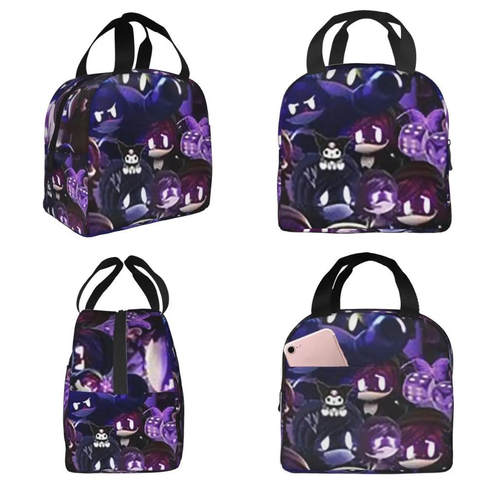 Morddrohnen Uzi Collage Isolierte Lunchtasche für Damen Büro-Kühlbox Thermische Lebensmittelbox Tragbare Lunchboxen Behälter