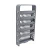 5 Tier Bookshelf Plastic Book Storage Rack   Shelf   Bookcases Floor Standing
