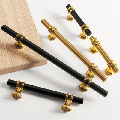 Drawer Handle Stainless Steel Anti-Corrosion Stable Installation Kitchen Polished Surface Ergonomic Grip Cabinet Handle Kitchen Bathroom