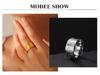 Cazador Vintage Auge des Horus Ankh Kreuz Ring Altes Ägypten Symbol Fingerringe Edelstahl Amulett Schmuck Geschenk für Frauen Männer