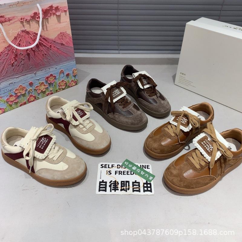 Star Autumn New Breathable Thick-soled German Training Shoes Retro Forrest Gump Shoes Sports and Leisure Shoes Board Shoes