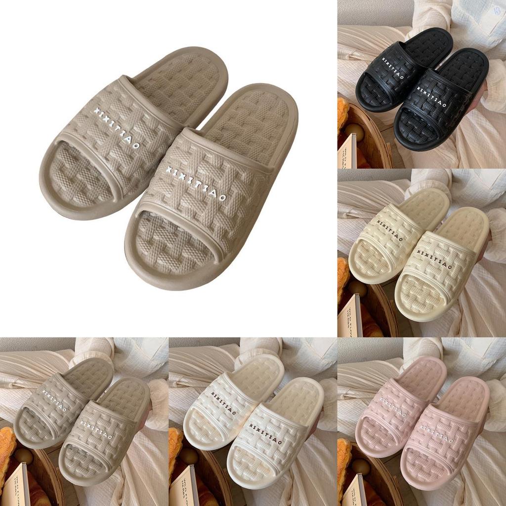 Casual Eva Outdoor Slippers For Couples With Antislip Sole And Diamond Pattern For Summer Comfort