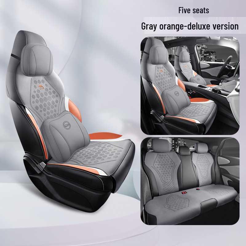 Fashion Edition 2025 Dolphin Car Seat Cushion, 420km Model, Suede Saddle Pad Half-Cover.