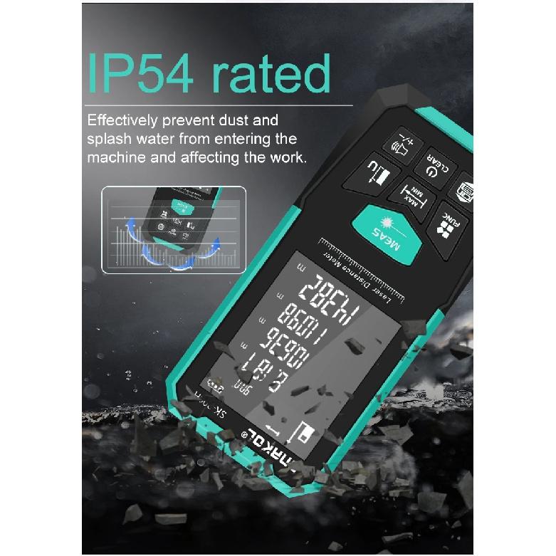 Snakol Laser Distance Meter 150M/200M Profesional Laser Tape Measure Rangefinder Trena Roulette Ruler Range Finder USB Charging