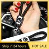 2025 Hot Metal+Braided Car Key Chain Key Ring Key Lanyard Car Emblem For Honda Civic Mugen Accord Odyssey JAZZ CRV Fit Hrv Jazz