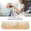 Durable Bamboo Comb Safety Wood Comb For Salon Wide Tooth Comb  Home Use