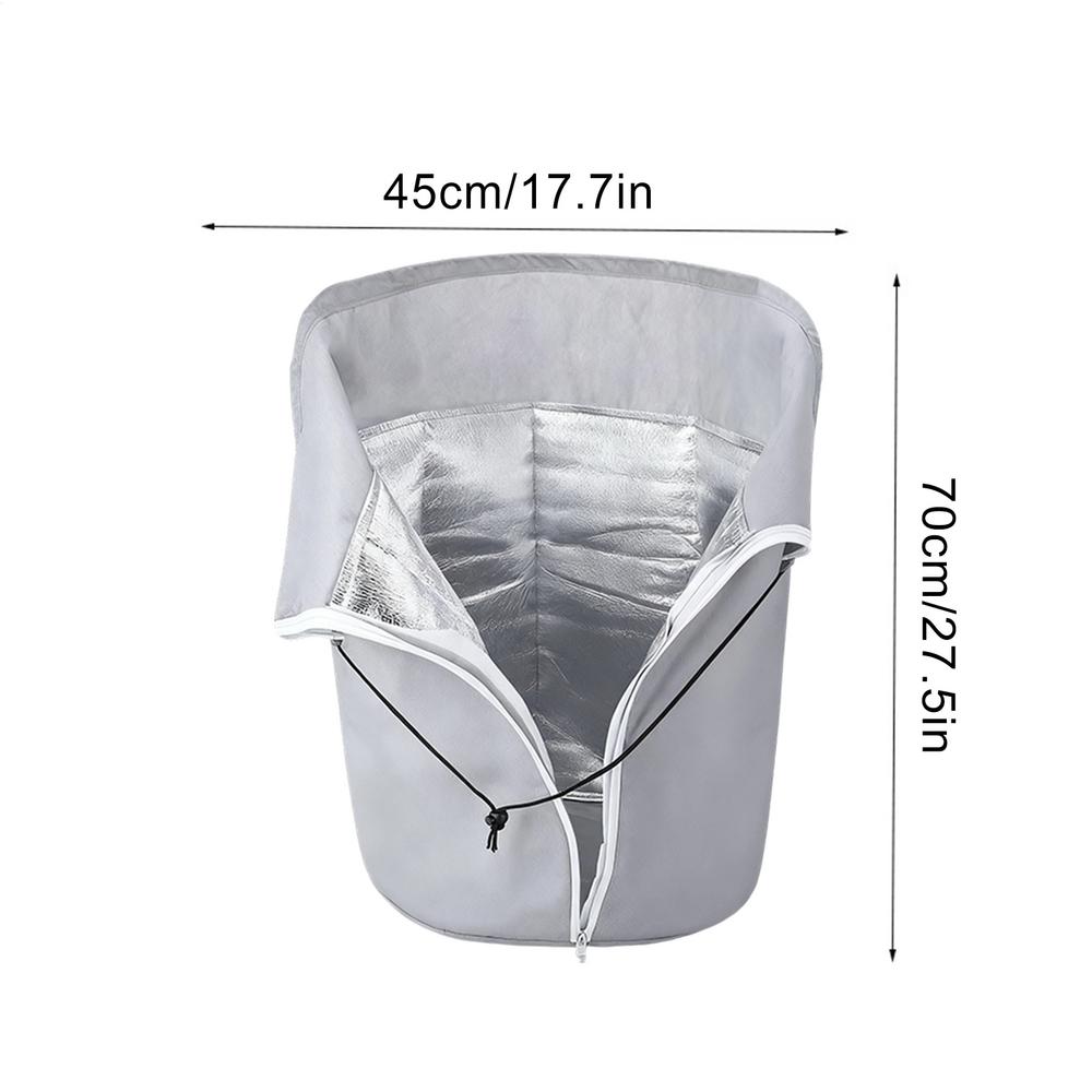 Plant Covers Reusable Flower Protective Bag with Zipper and Drawstring Frost Protection Covers for Garden Fruit Tree Potted