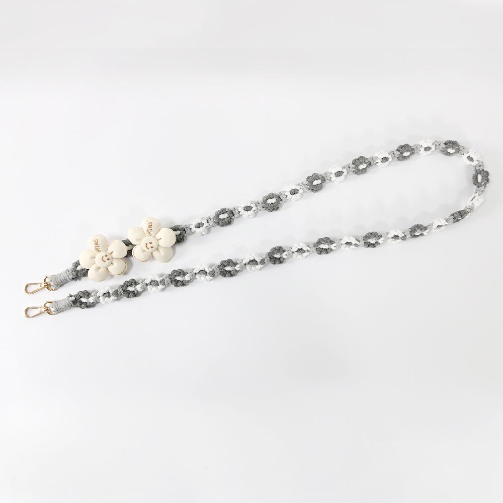 Bohemian Daisy Flower Woven Phone Lanyard - Colorful, Fashionable & Versatile