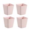 1/2/4pcs Desk Side Small Hanging Basket Kitchen Bathroom Miscellaneous Storage Box Durable Smooth Pen Holder Storage Baskets