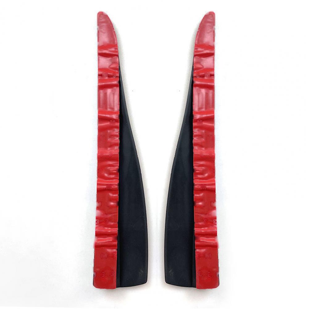 2 Pezzi Protezione Paraurti Misura Piccola/Grande Gomma Antigraffio Universale Auto Striscia Anticollisione Angolo Auto Elastico