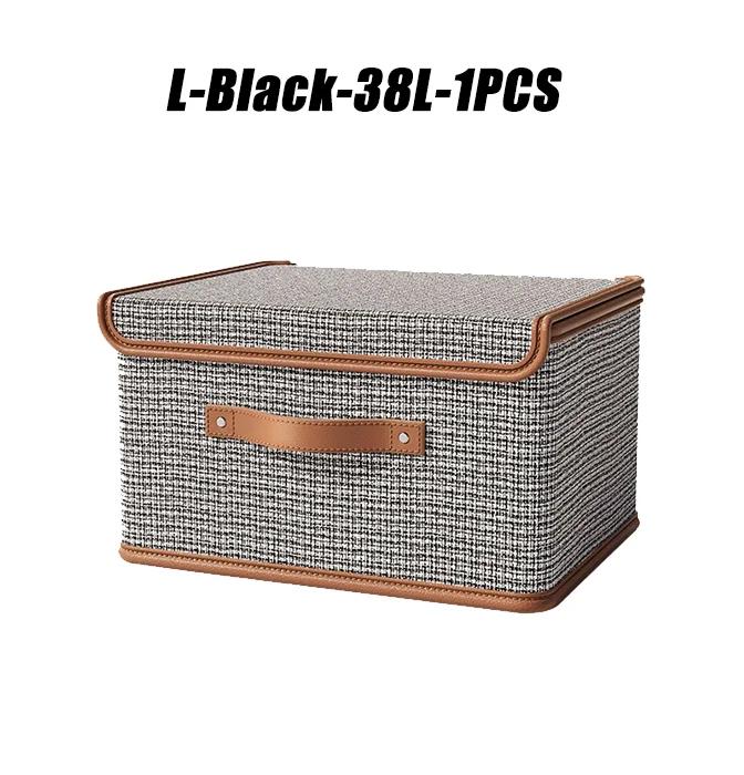 Non-Toxic Storage Box With Lid Large Capacity Collapsible Clothing Trousers Storage Box Moisture-Proof Dustproof Storage Box Home Supplies
