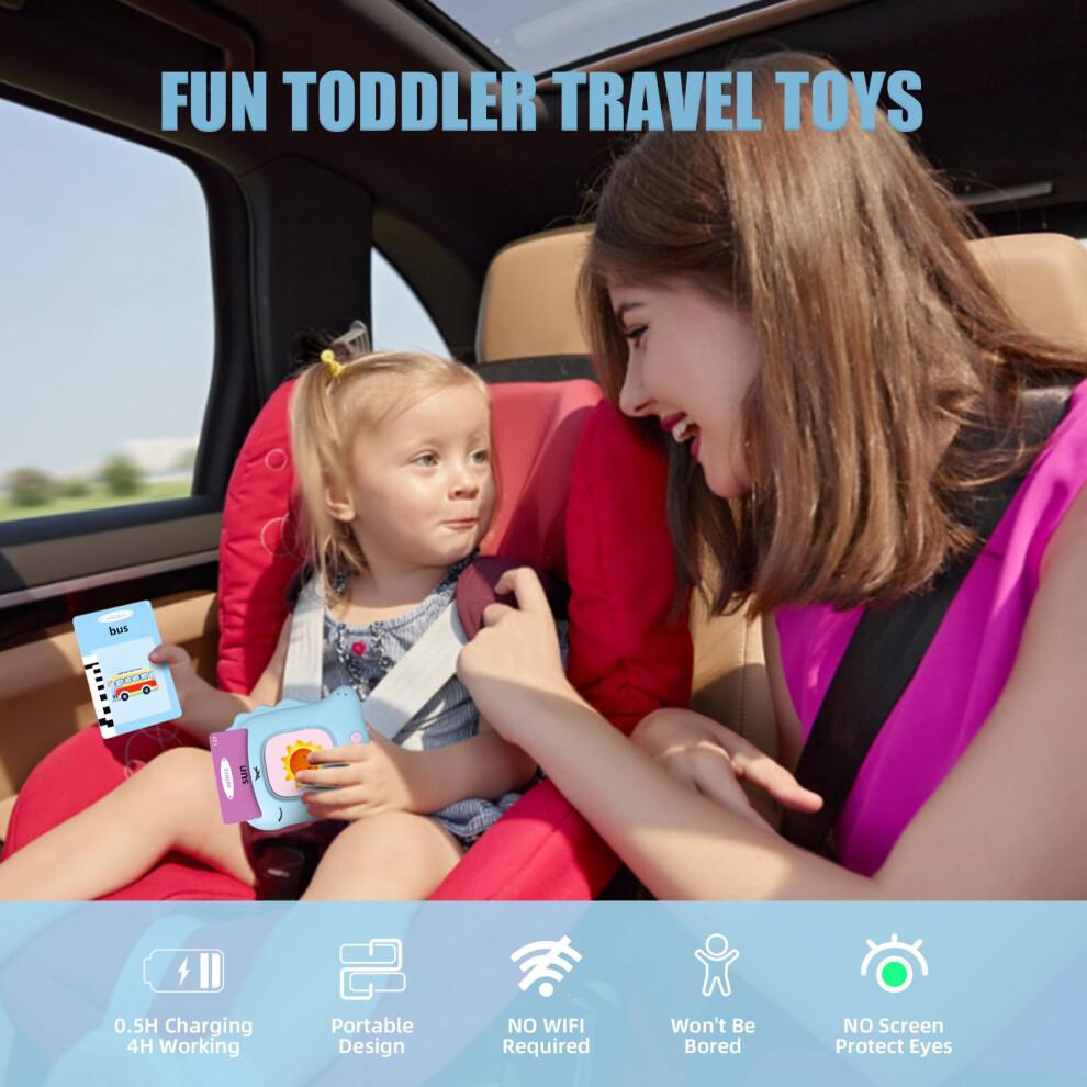 Talking Flash Cards Preschool Learning Resources Toddler Sensory Toys for Autism Educational Montessori Toys with 224 Words for 2 3 4 5 6 Year Old Ba