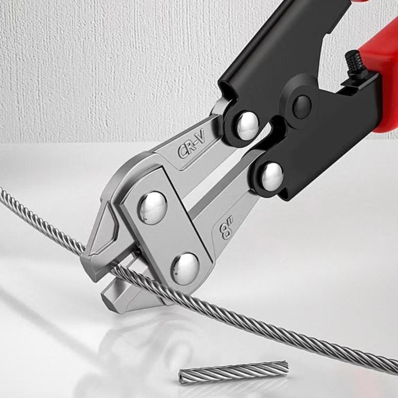 Bolt Cutter Spring Loaded Heavy Duty Wire Cable Cutter Wire Cutter Precisions Cutting Ergonomic Grip For Tight Space