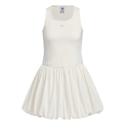 Originale Bubble Kleid Bequem Lässig Einfach Vielseitig Ärmelloses Kleid Damen Kleider Rosa Weiß KE5075