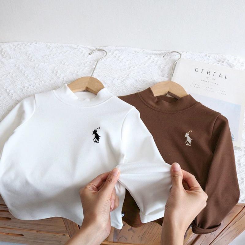 De Rong Kinder Langarm Warmes Layering - Trendiges T-Shirt für Frühjahr/Herbst 2025