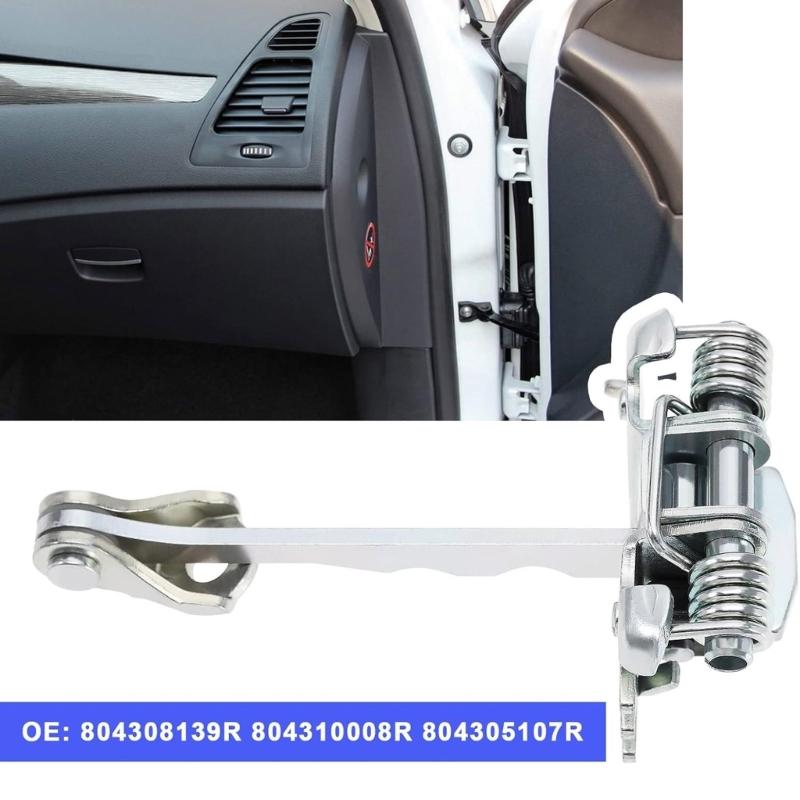 Correa de Bisagra de Tope de Puerta Metálica Confiable Limitador de Tope de Puerta Automática 804308139R 804310008R 804305107R Mejora la Seguridad del Pasajero