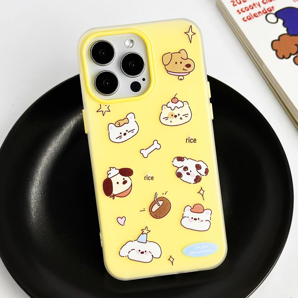 Zhitai Jelly Skin Case for iPhone 14 Pro Max, iPhone 15 Pro, and Apple 16 - Cartoon Design for 11th and 12th Gen Models