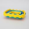 Square folding sandbox bucket - yellow