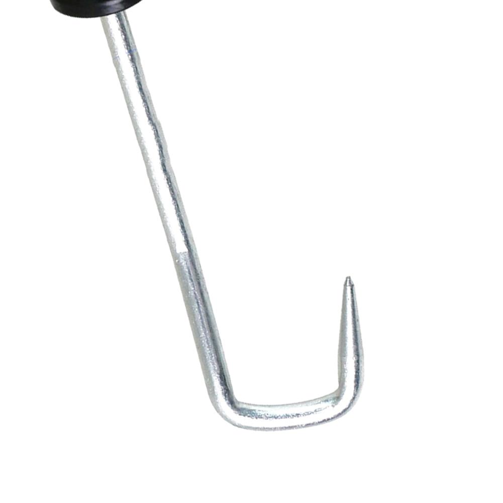 Mechanic Grade Hose Removal Hook 190mm Stainless Steel and Nylon Handle for Fuel Coolant and Brake Line Service