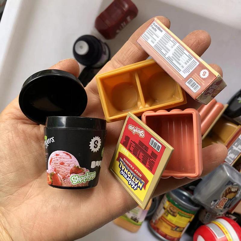 New 1/6 Scale Doll House Supermarket Daily Necessities Food Miniature Drink or Jar for BJD Doll Accessories Toy