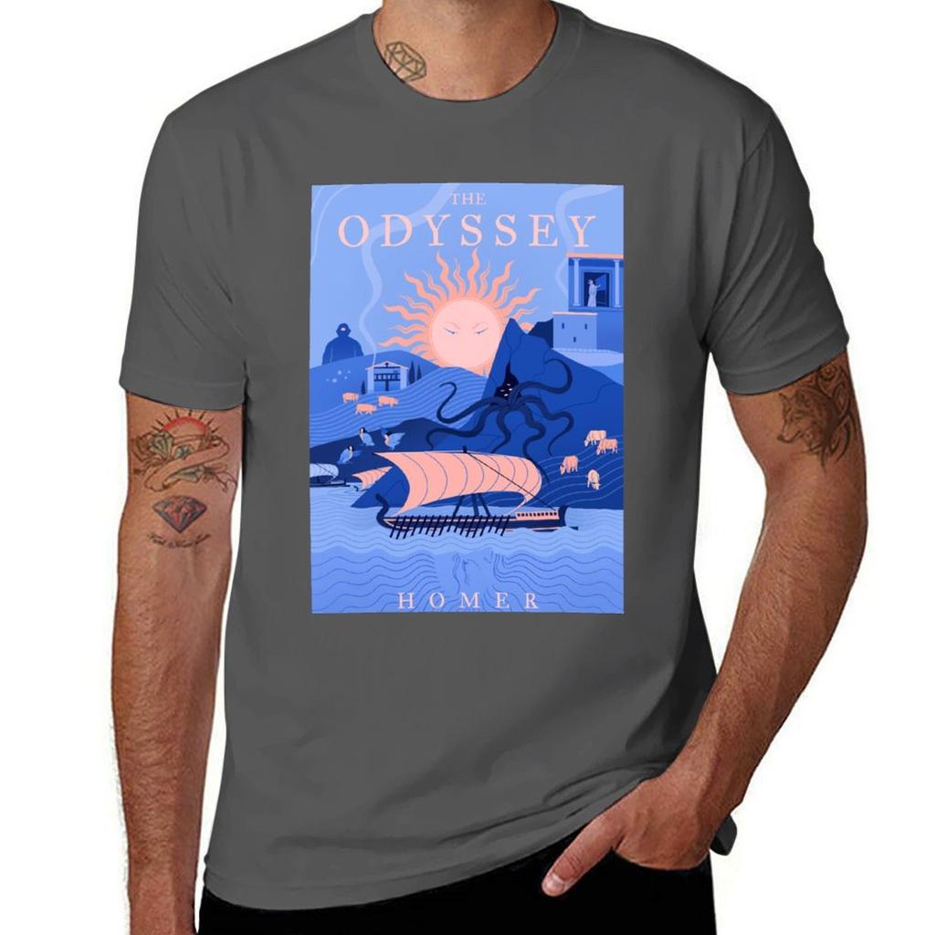The Odyssey T-shirt Man Graphic T Shirt Anime Tshirt Cotton Tshirt 100% T-shirt