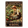 Vintage Metal Wall Art Poster for Garden Home Decor Gift
