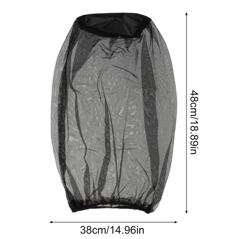 Pack of 4 Mosquitoes Head Net Hat Fine Mesh and Comfortable Design Great for Fishing and Picnics Camping Headcover