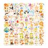 50 Cute Cartoon Animal Stickers Children'S Hand Account Decoration Waterproof Reward Stickers Birthday Party Fun Stickers