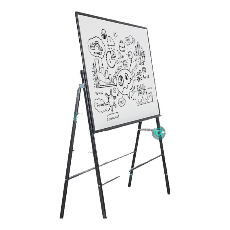 Deli Magnetic Whiteboard with A-Frame Stand