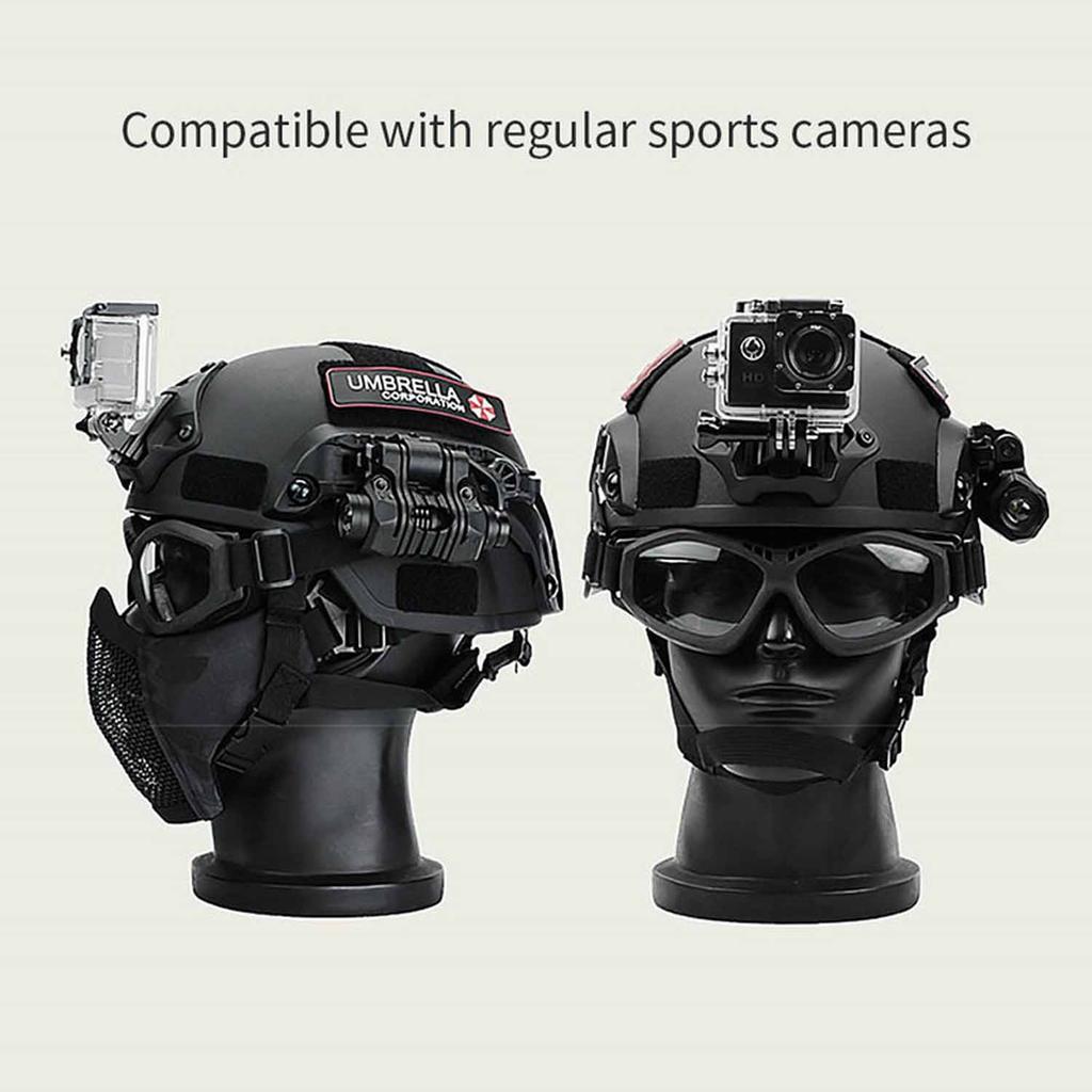 Military Helmet Kids Adults CS War Gaming Cosplay Outdoor Sports Head Protector Combat Protective Gear Safety Security Tactical