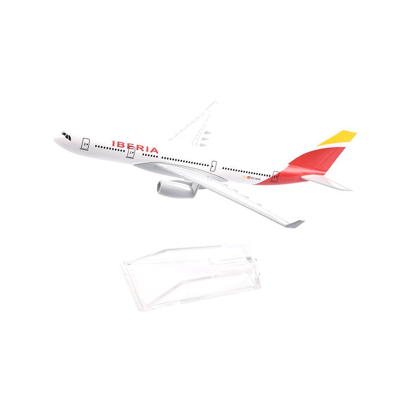 

1/400 Scale 16cm Spain Iberia Airlines A330 Aircraft Model Planel Airplane Diecast Metal Planes