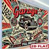 2D Flachdruck Retro Werkstatt Kulisse für Man Cave & Mechaniker Werkstatt