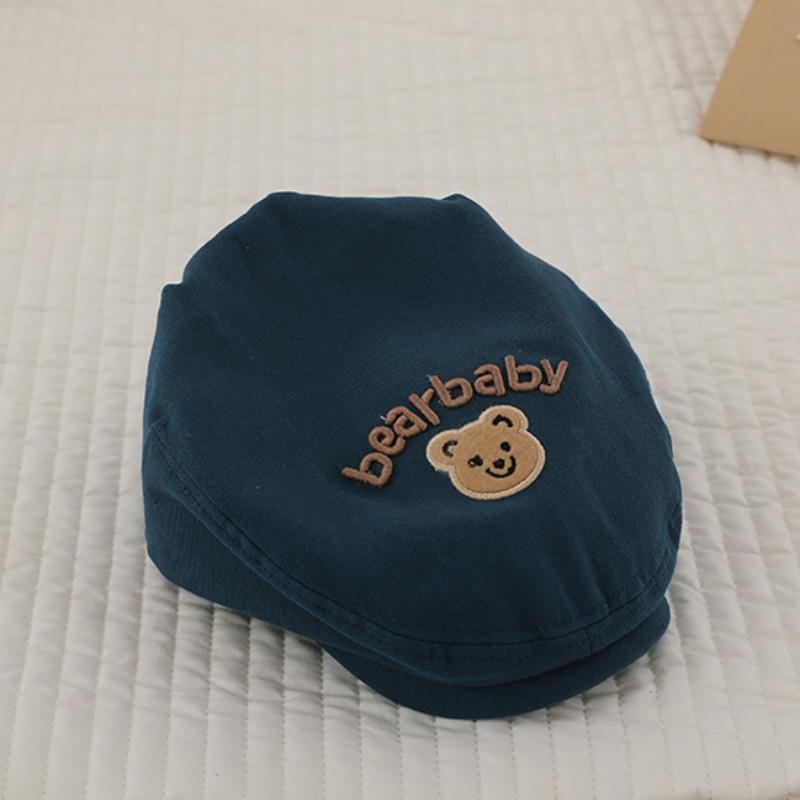 Children's Hat Cute Bear Beret Peaked Cap Baby Boys Girls Hats