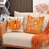 New Autumn Set Pillow Case Linen Print Pumpkin Cushion Home Holiday Decoration Sofa Cushion