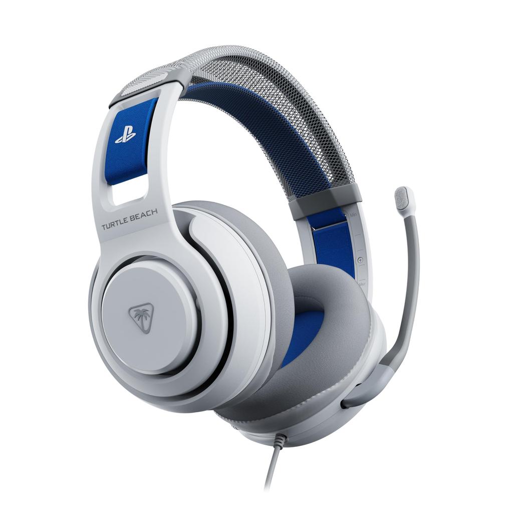 Officially Licensed SONY Atlas 200 White Wired Gaming Headset for 50mm Foldable Unidirectional Memory and Floating Headband Warranty PS5/PS4