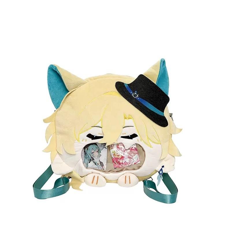 Carlos Genshin Kafka Cartoon Anime Games Shoulder Bag Backpack  For Use Daily