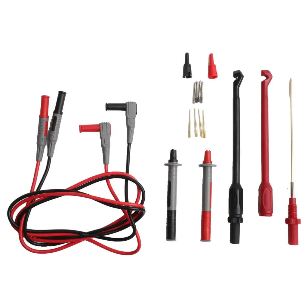 4mm Banana Probe Multimeter Test Leads Automotive Testing Equipment Comfortable Grip Design Automotive Electrical Tool